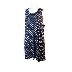 Polka Dot Sleeveless Midi Dress